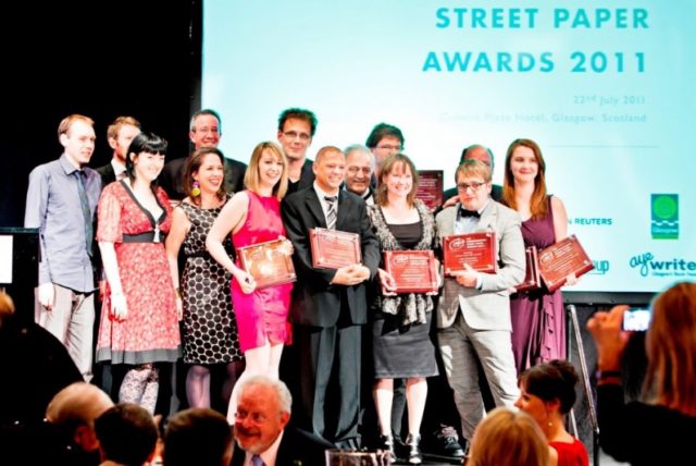 2011: Winners at the third INSP Awards, held in Glasgow, UK. Photo by Dimitri Koutsomytis.<br>