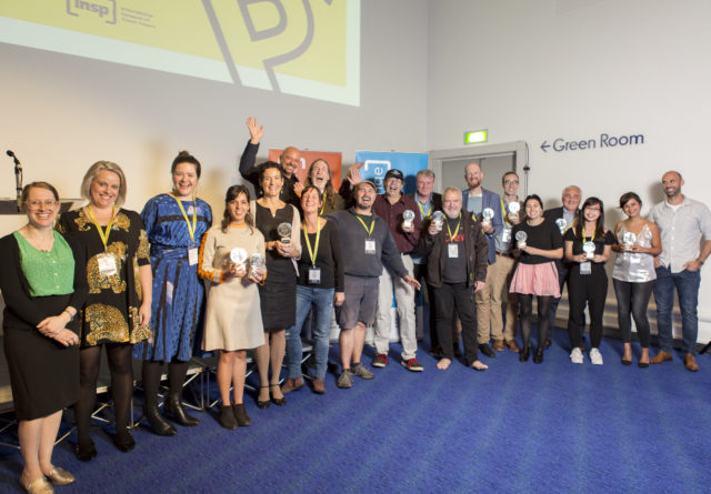 2017: Winners of the seventh INSP Awards in Manchester, UK. Photo by Rebecca Lupton.<br>