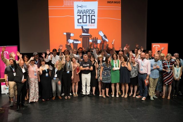 2016: The winners at the sixth INSP Awards in Athens, Greece. Photo by Panos Zoulakis.<br>