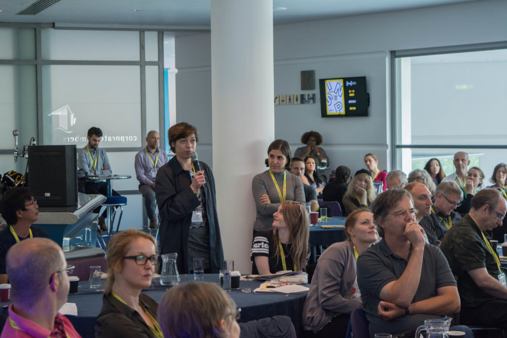 Delegates ask Neil McInroy questions. Credit: Mark Wheeler