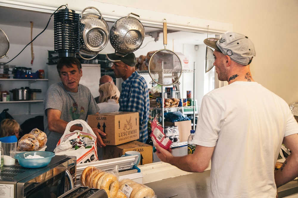 Inside the kitchen of one of The Real Junk Food cafes. Credit: Lee Brown