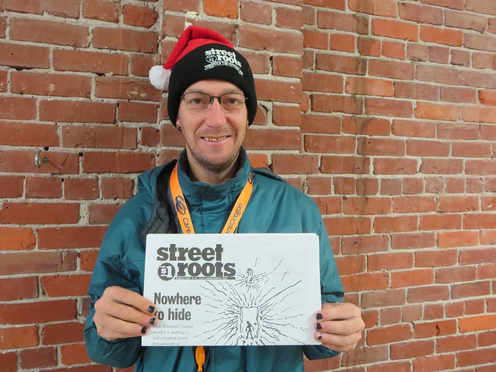 Street Roots vendor Billy Meyer