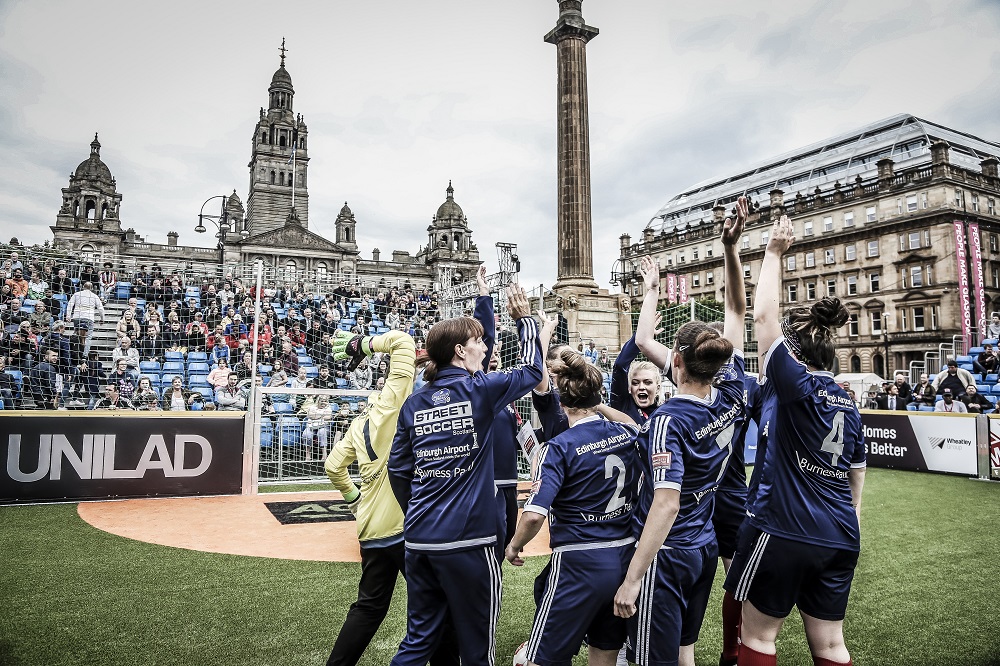 Team Scotland at the Homeless World Cup