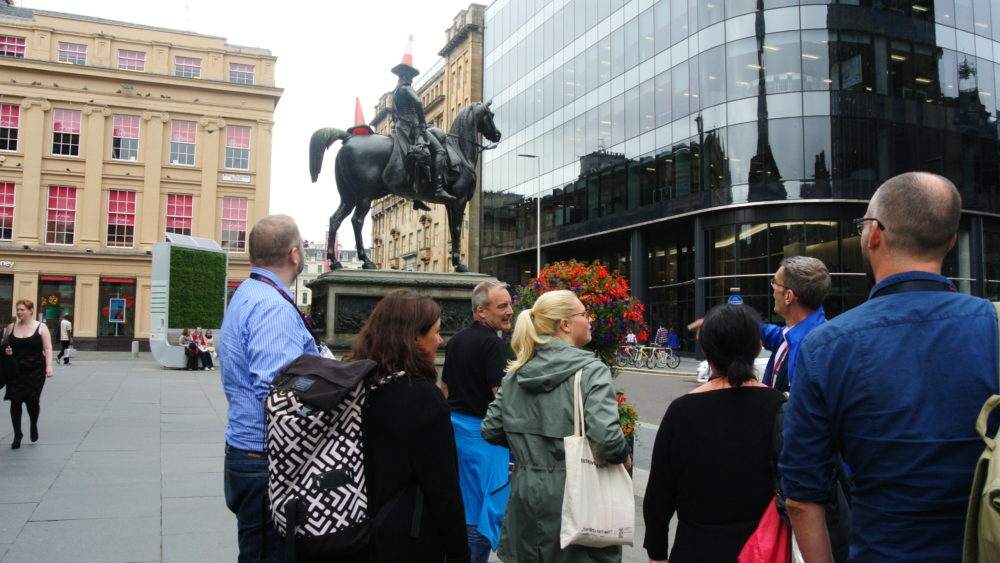 Tour guide Paul, from Invisible Cities, shows us an alternative side of Glasgow