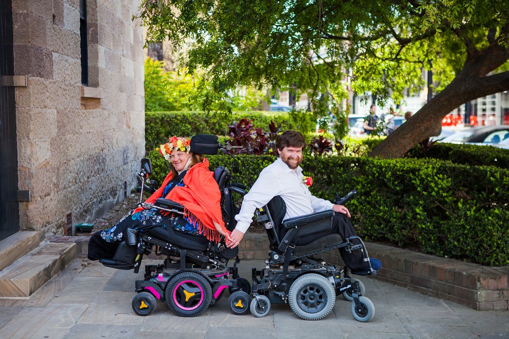 Big Issue Australia vendors Greg and Kelly. Credit: Autumn Mooney