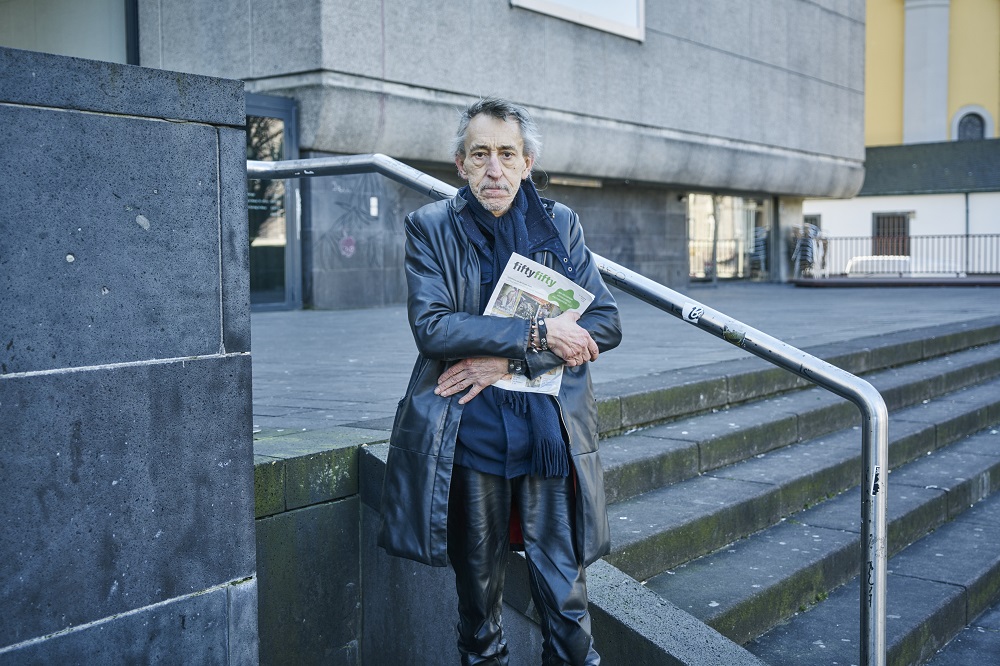 Karl Heinz on the streets. Credit: Frank Schemmann, Getty/Havas