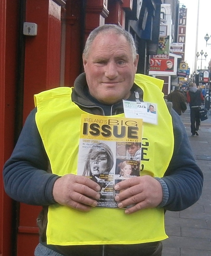 Ireland's Big Issue vendor Noel McCauley