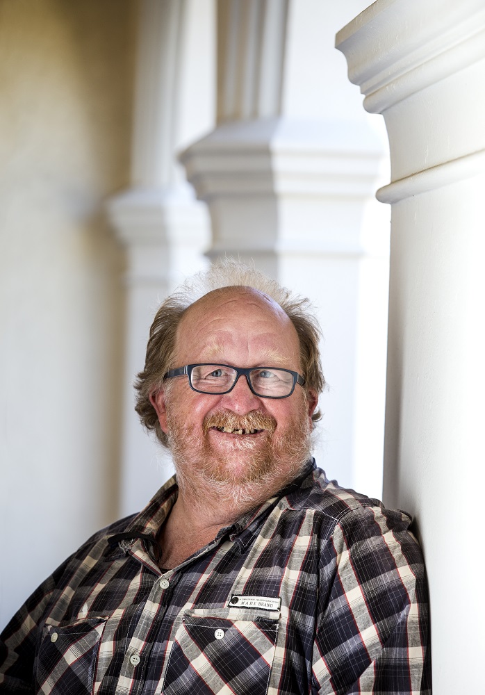 Big Issue Australia vendor Malcolm. {Credit: Ross Swanborough]