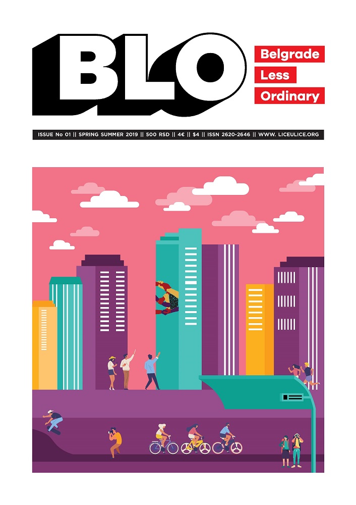 The cover of the first issue of Belgrade Less Ordinary