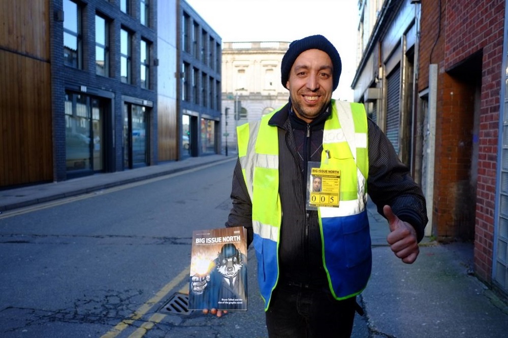 Big Issue North vendor Nicolae