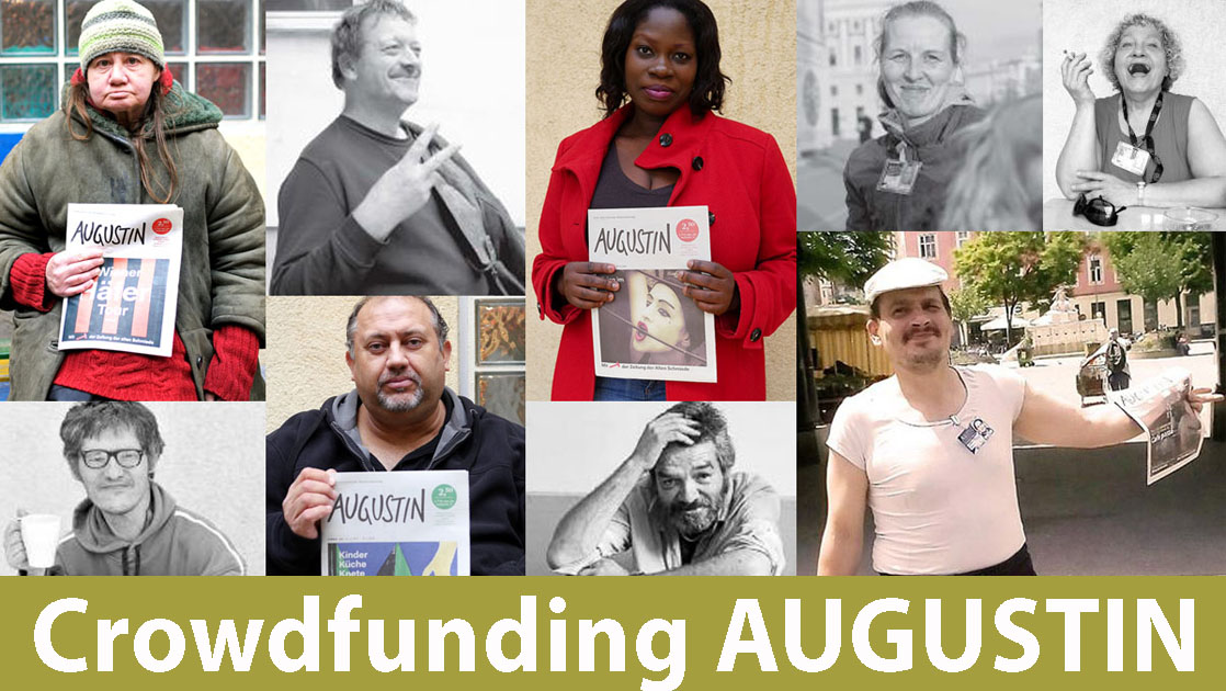 Augustin crowdfunding poster
