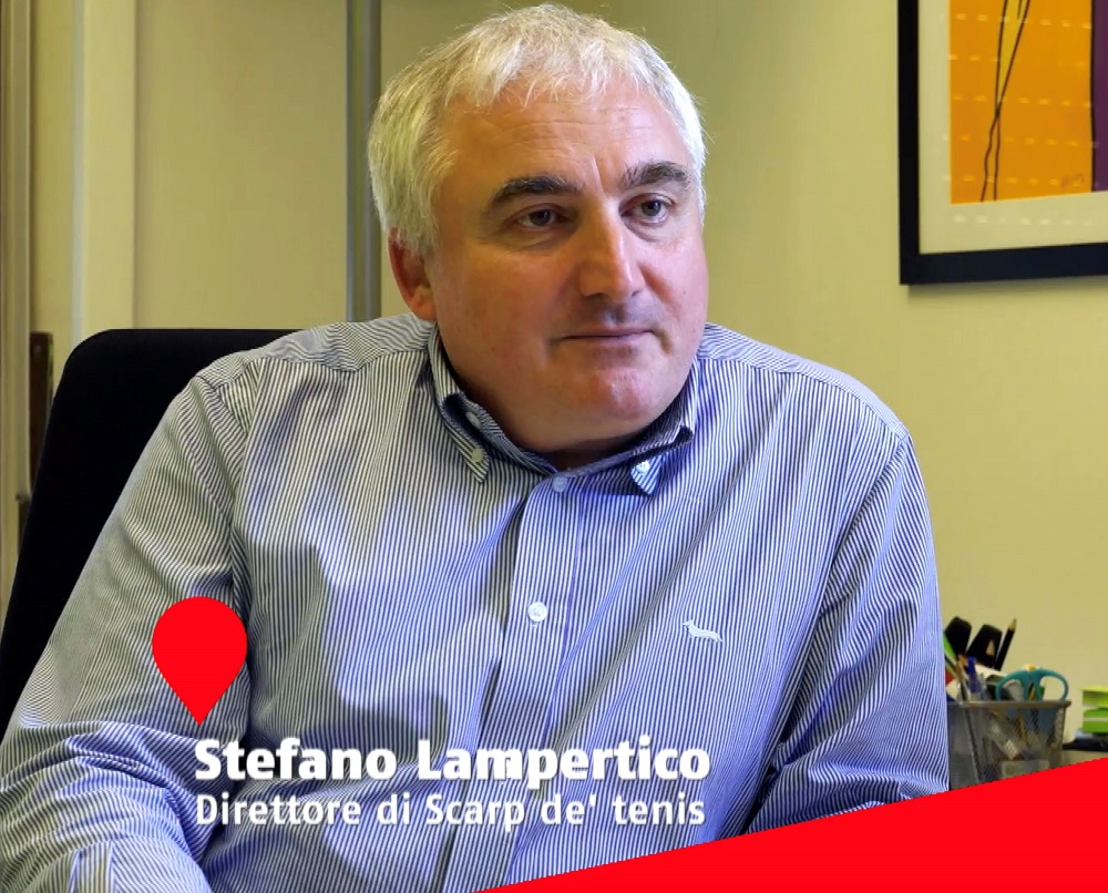 Stefano Lampertico, editor of Scarp de' tenis