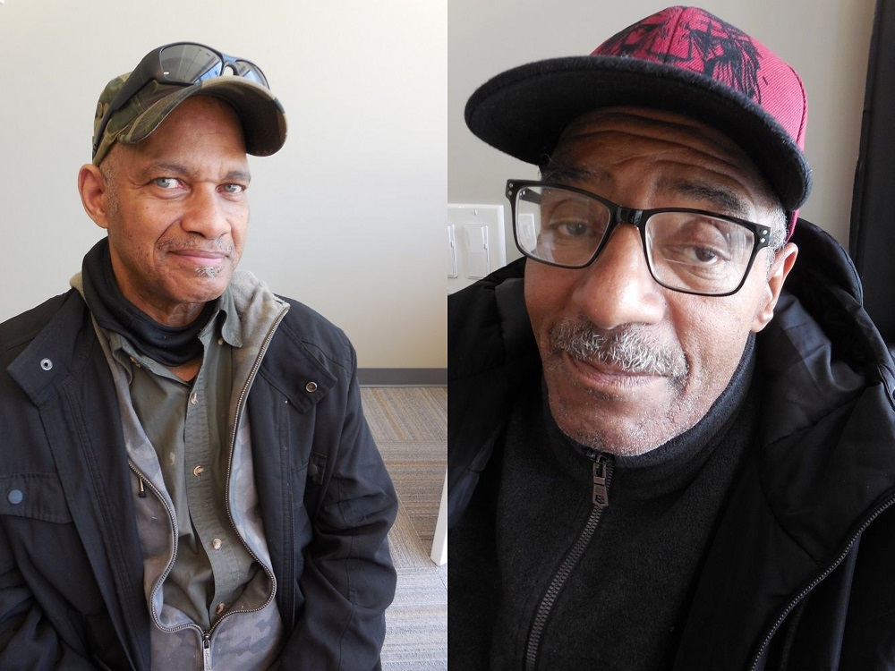 StreetWise vendors A. Allen (left) and Donald Morris (right)