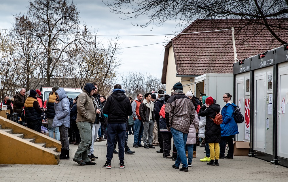 Photos by Gábor Csanádi. The pictures were shot at the Ukraine-Hungary border, 5-6 March 2022. Help Center in City of Beregsurány, organised by Hungarian Maltese Charity.