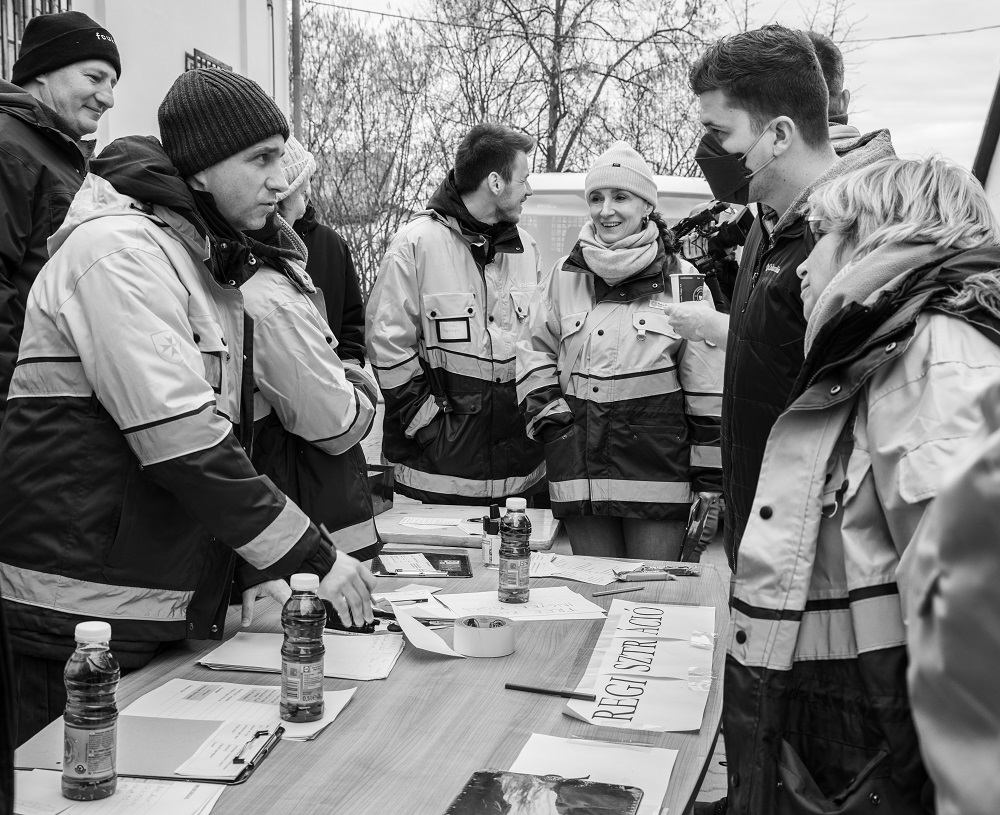 Photos by Gábor Csanádi. The pictures were shot at the Ukraine-Hungary border, 5-6 March 2022. Help Center in City of Beregsurány, organised by Hungarian Maltese Charity.